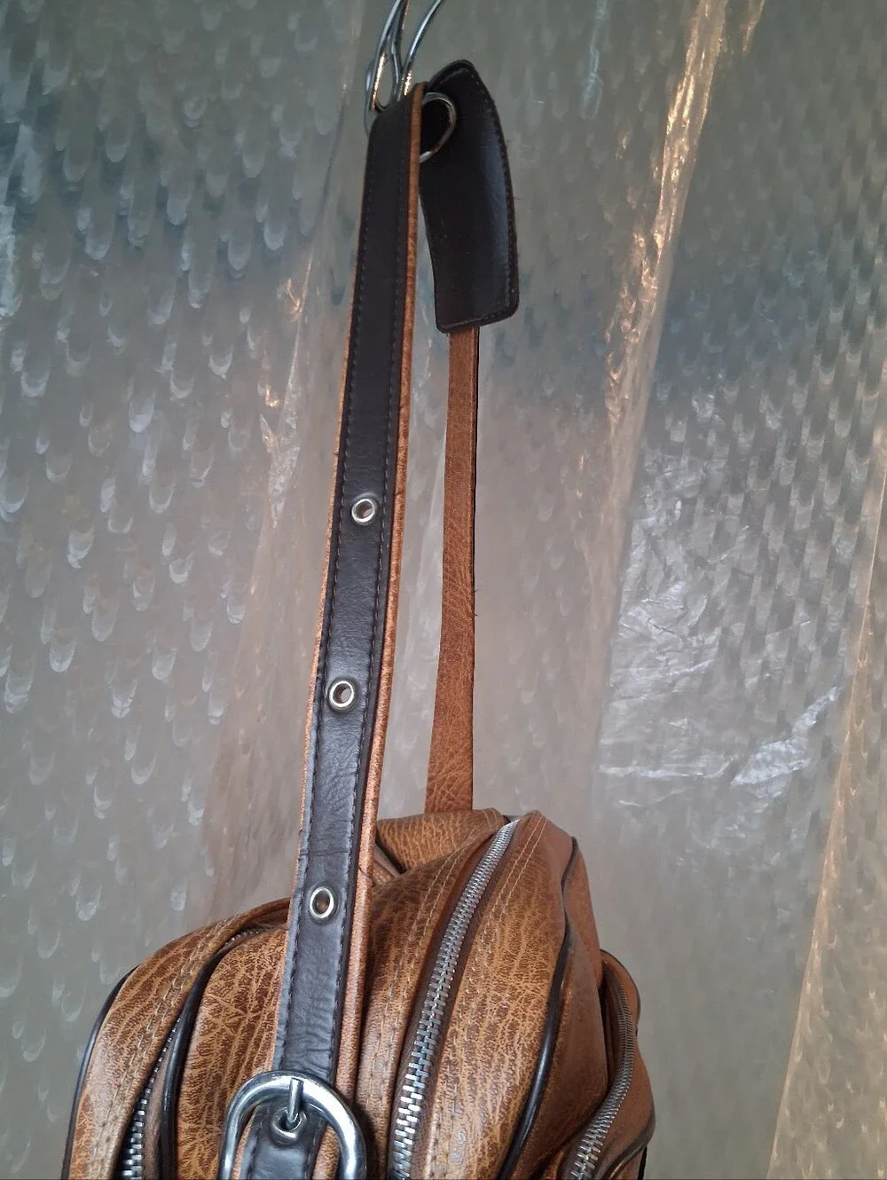 Three Star Men's Tan Shoulder Bag Preowned